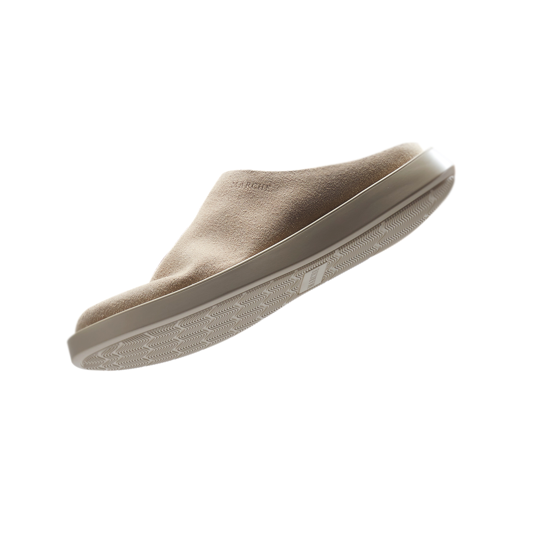 「德国进口防水晶反绒皮」MARCHE春夏轻便一脚登反绒蹬穆勒手工拖鞋