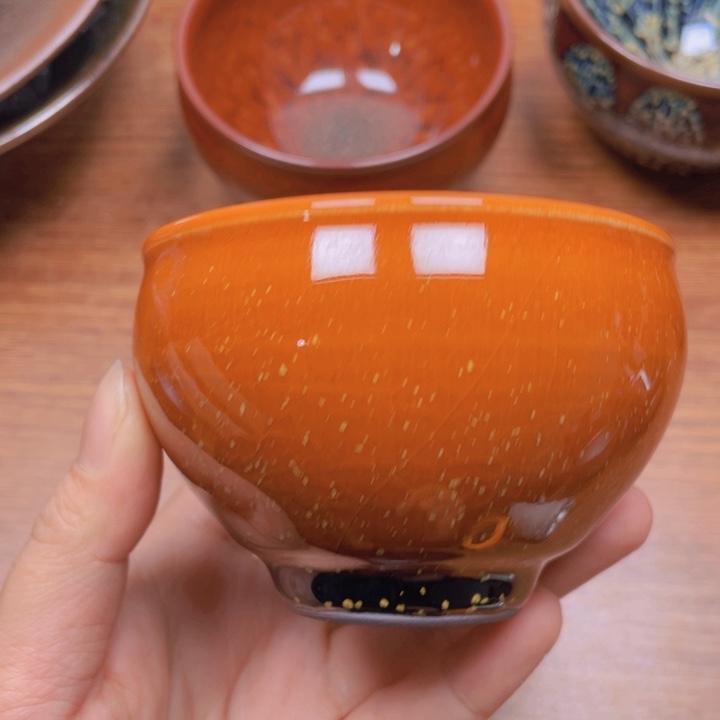 茶盏建窑建盏主人杯