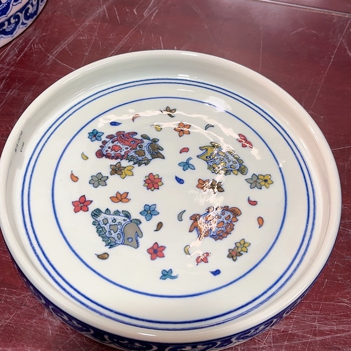 瓷片////景德镇陶瓷茶盘。