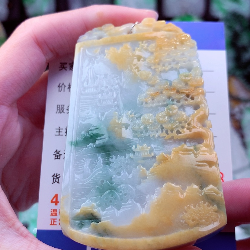 【闪购商品】翡翠颈饰未镶嵌挂件