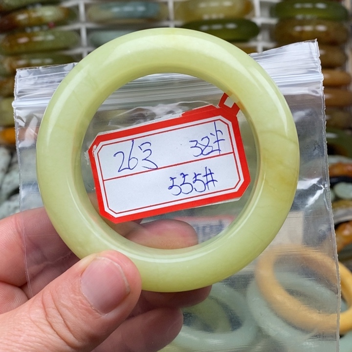 未镶嵌蛇纹石玉手绳