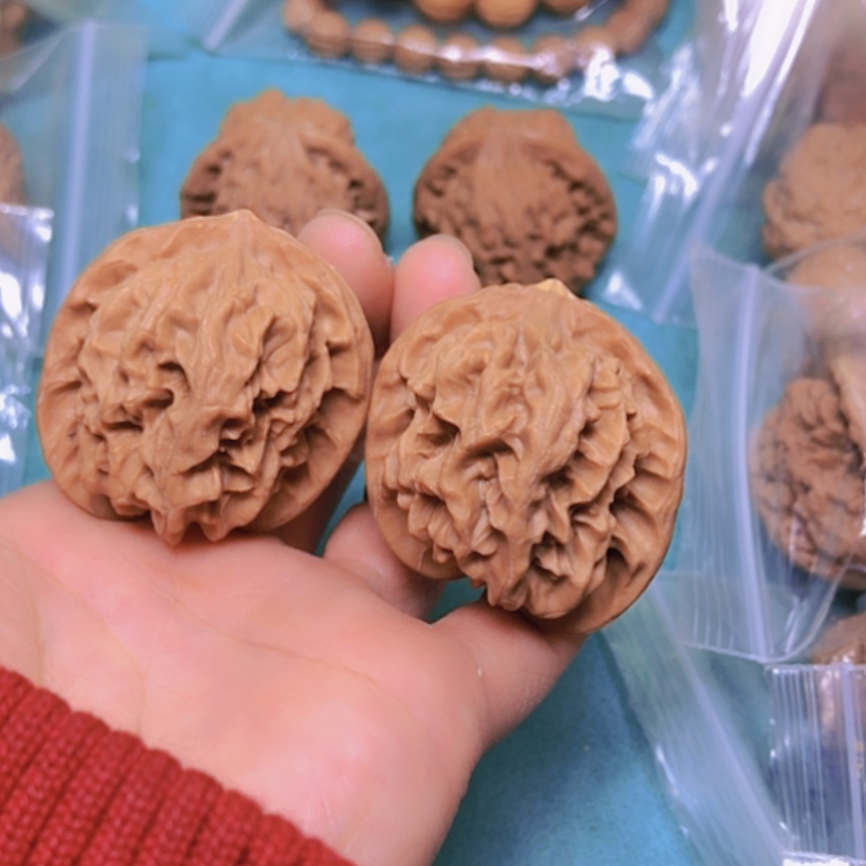 【闪购商品】摆件核桃39刀子修尖天残脚