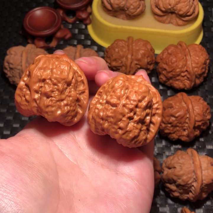 把件文玩核桃41不开背肌肉蛙