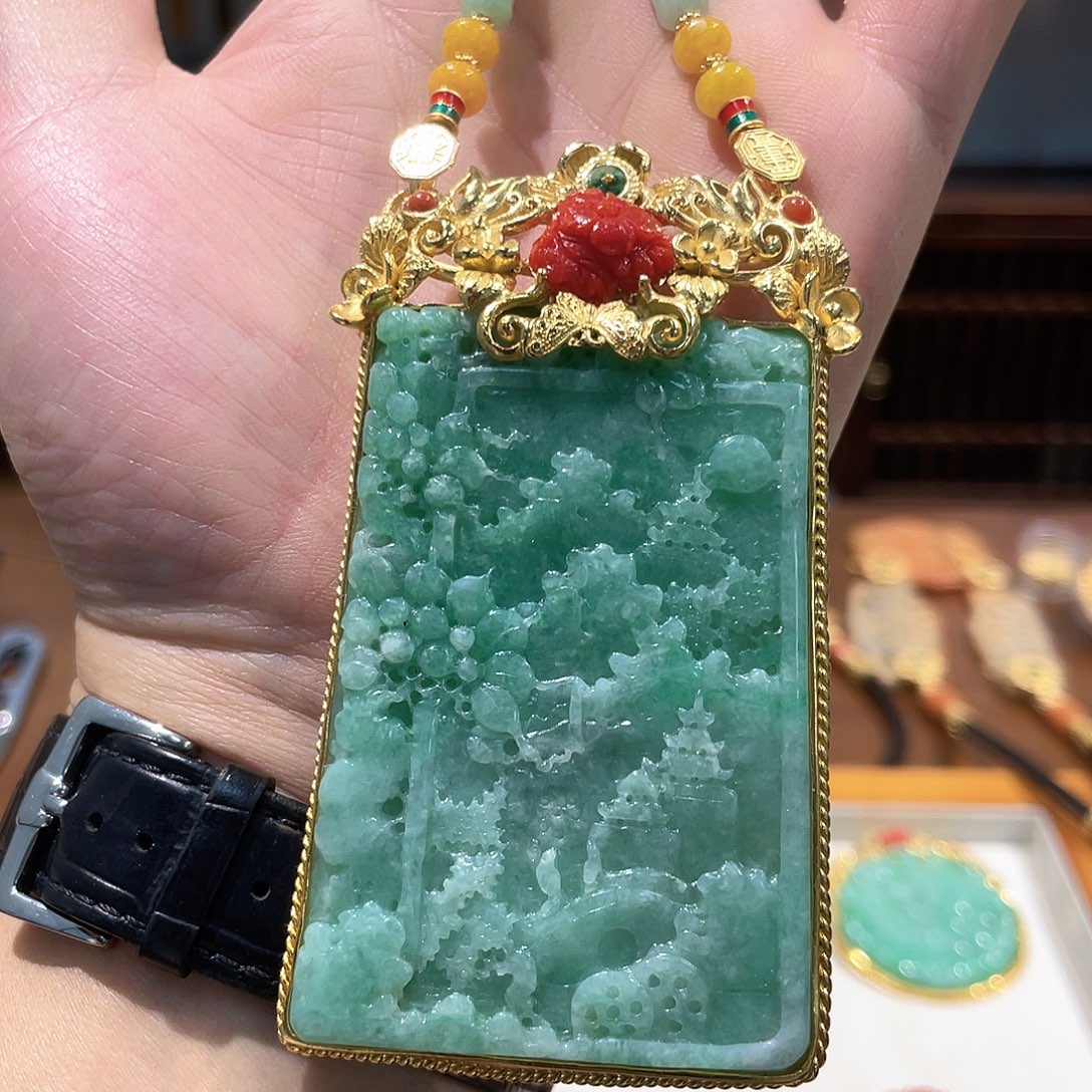 锦纶铁合金吊坠项链