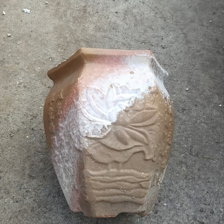 红陶口20高24瑕疵