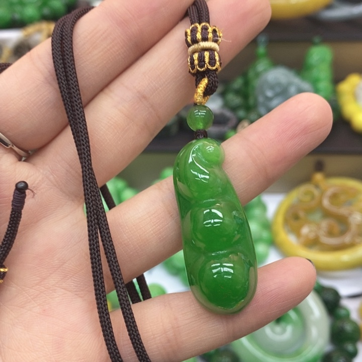 翡翠未镶嵌颈饰项链2