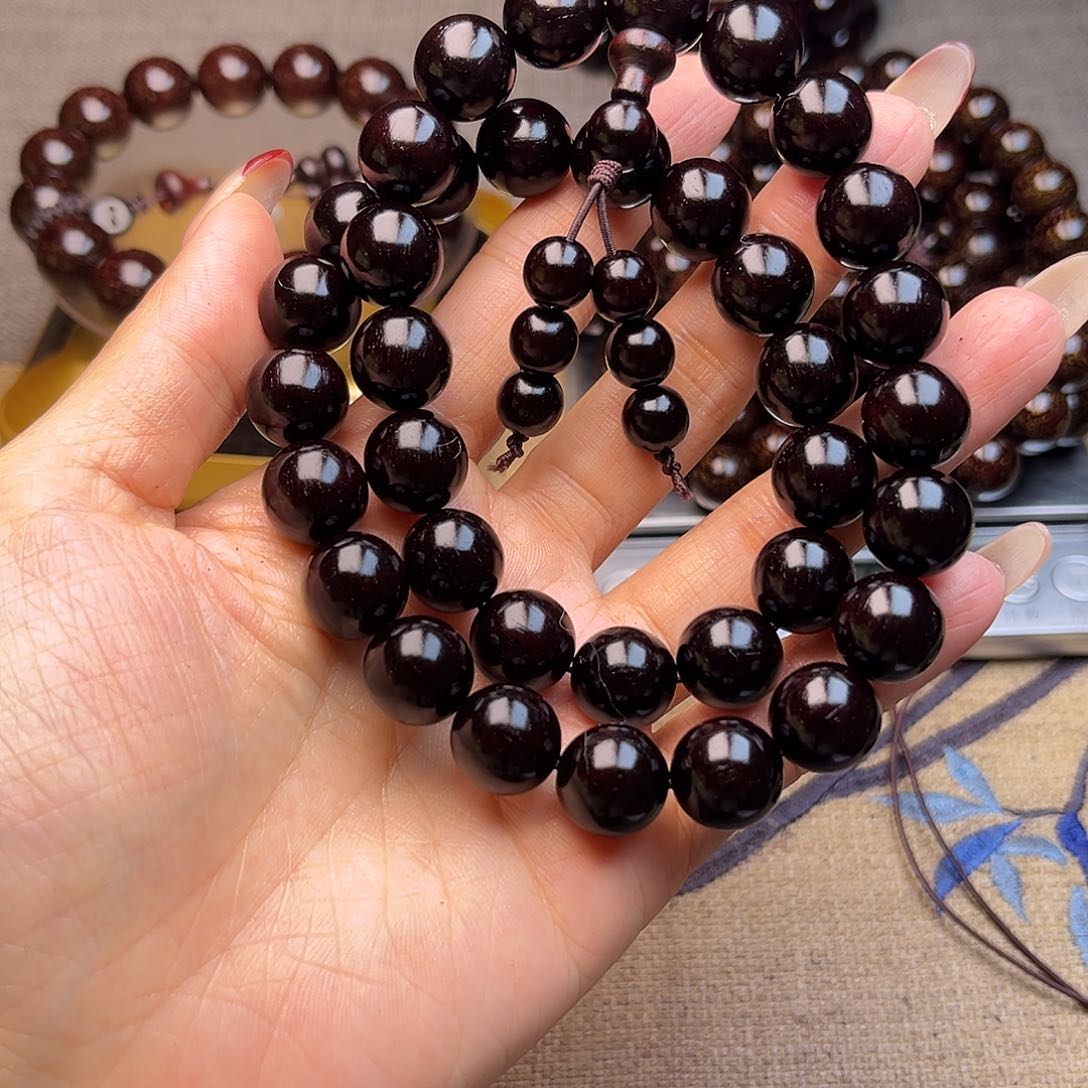 檀香紫檀（小叶紫檀）1.2手持双圈