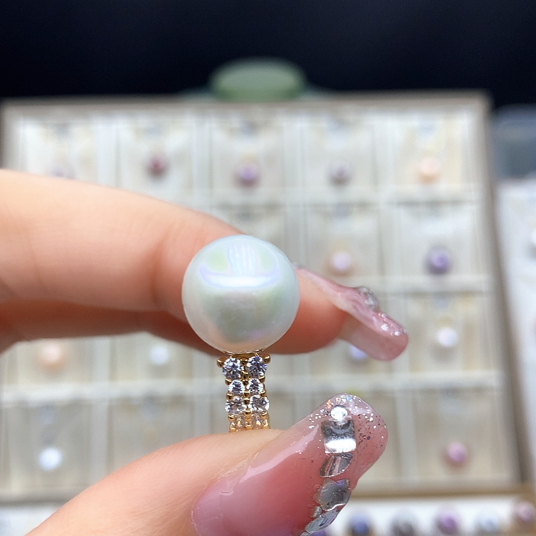 淡水珍珠颈饰合金