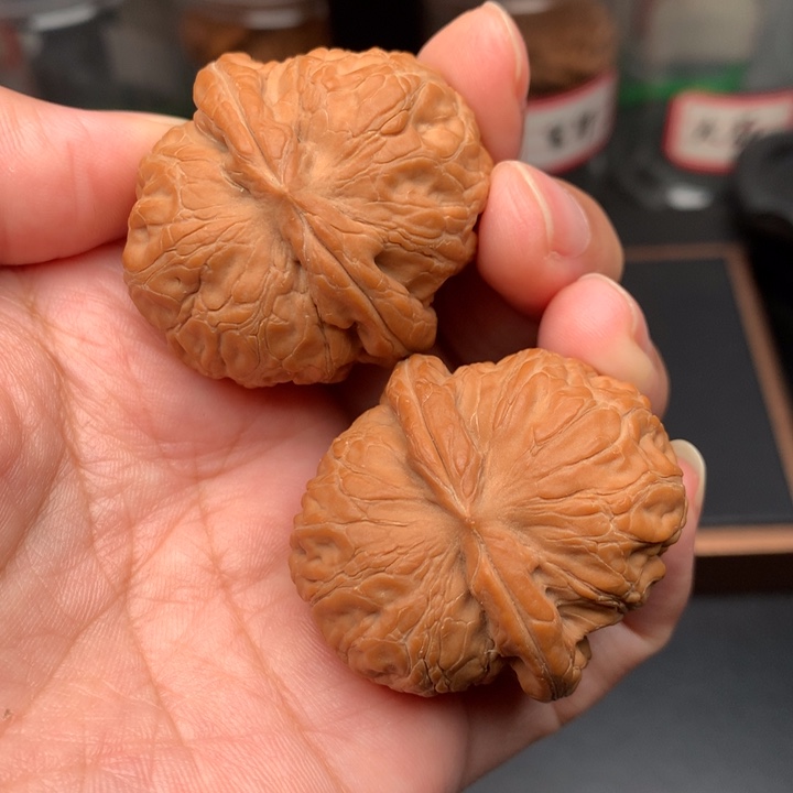 文玩核桃把件39全品平谷元宝