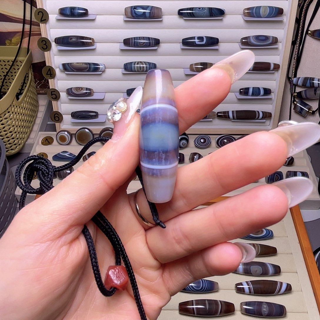 天***物玛瑙/玉髓未镶嵌颈饰