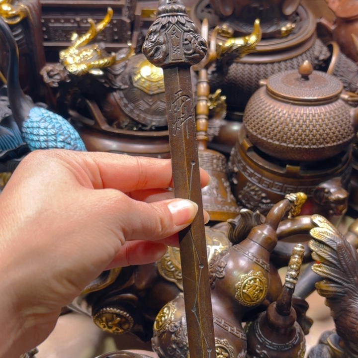 铜器摆件收收藏藏