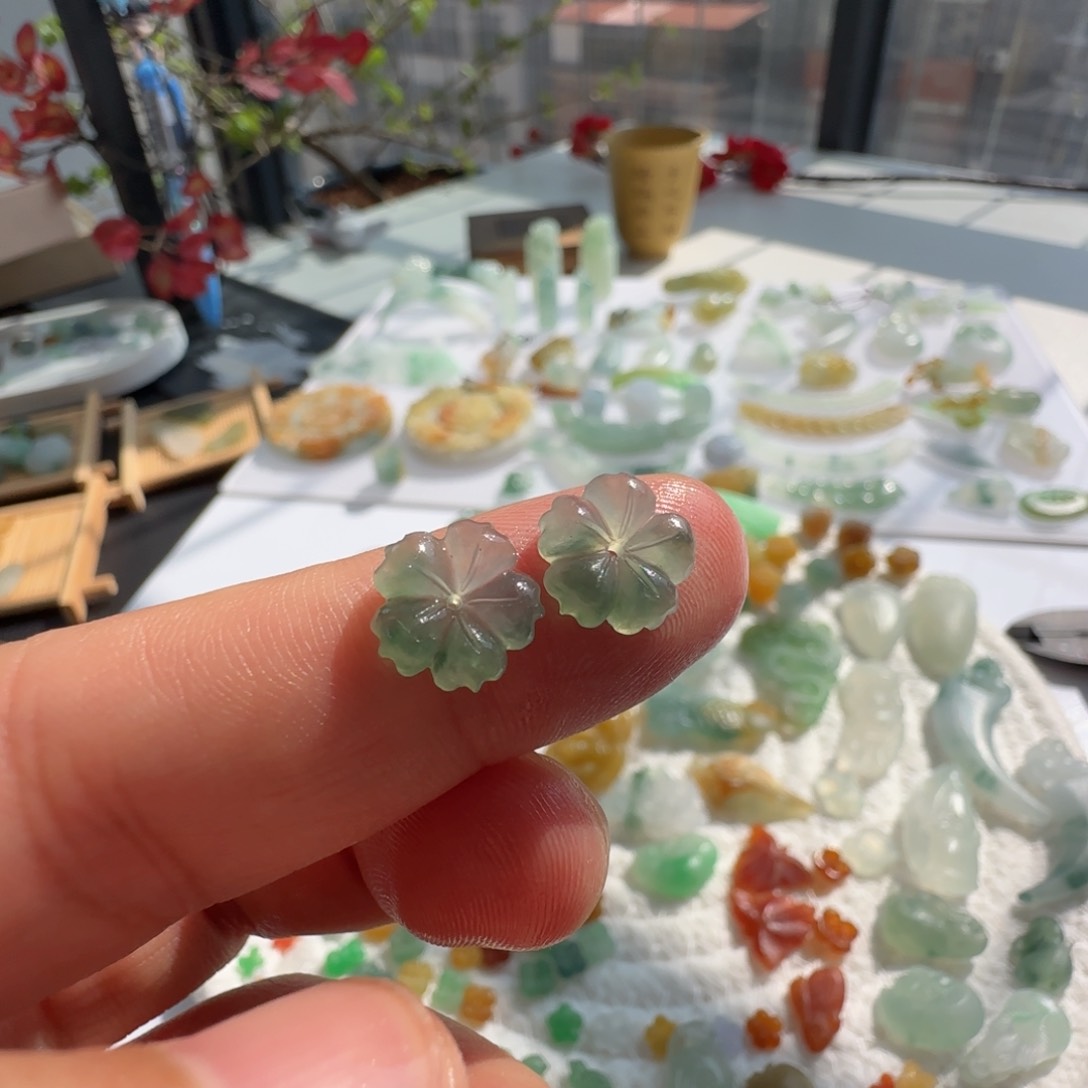 定制翡翠未镶嵌L****檬定制翡翠毛货不退不换