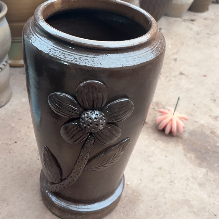 紫砂花盆口径14/33无孔