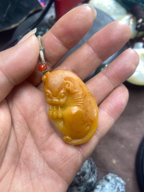 和田玉 吊坠 貔貅