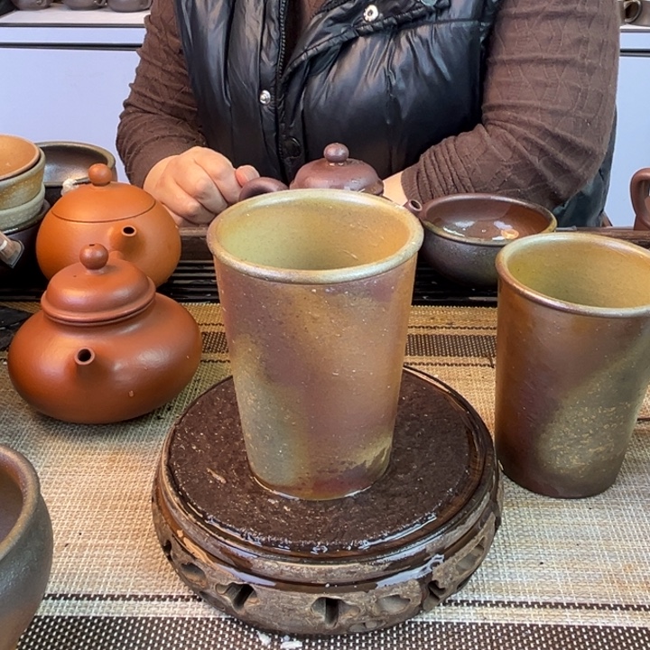 紫砂茶壶段泥柴烧200cc