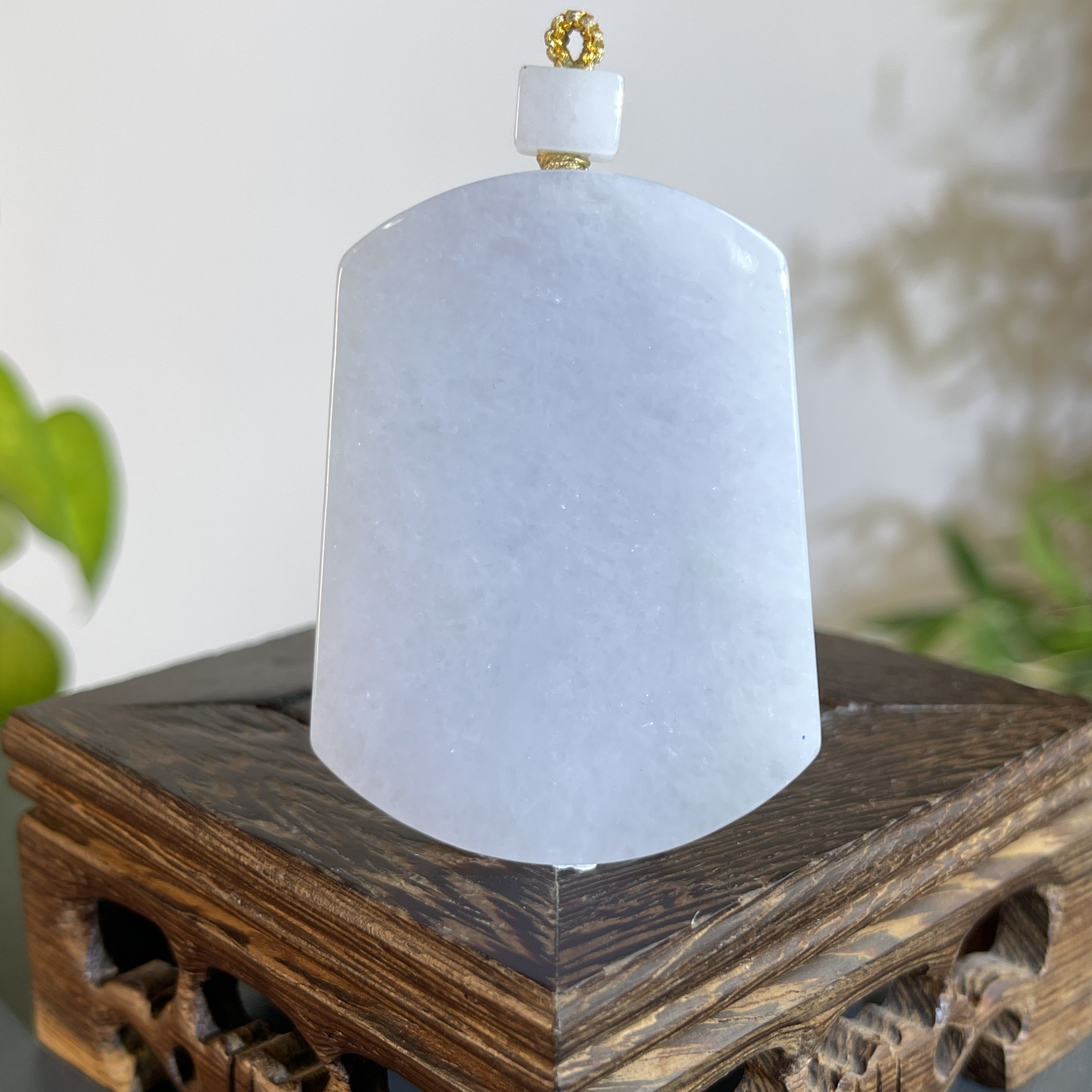 JCB13-019  天然缅甸A货翡翠   无事牌