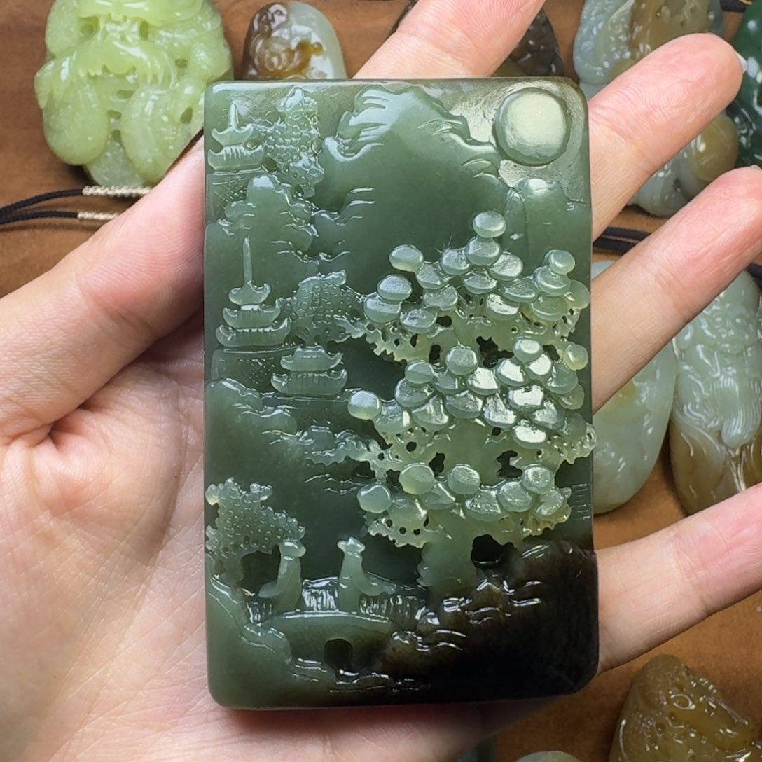 和田玉颈饰未镶嵌