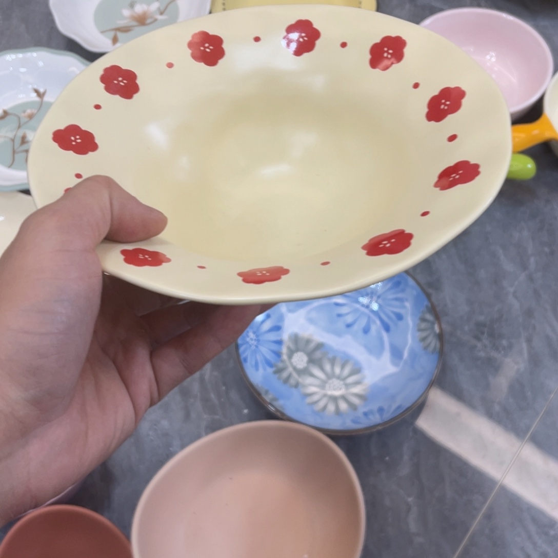 陶瓷微瑕餐具介意勿拍，满18飞！