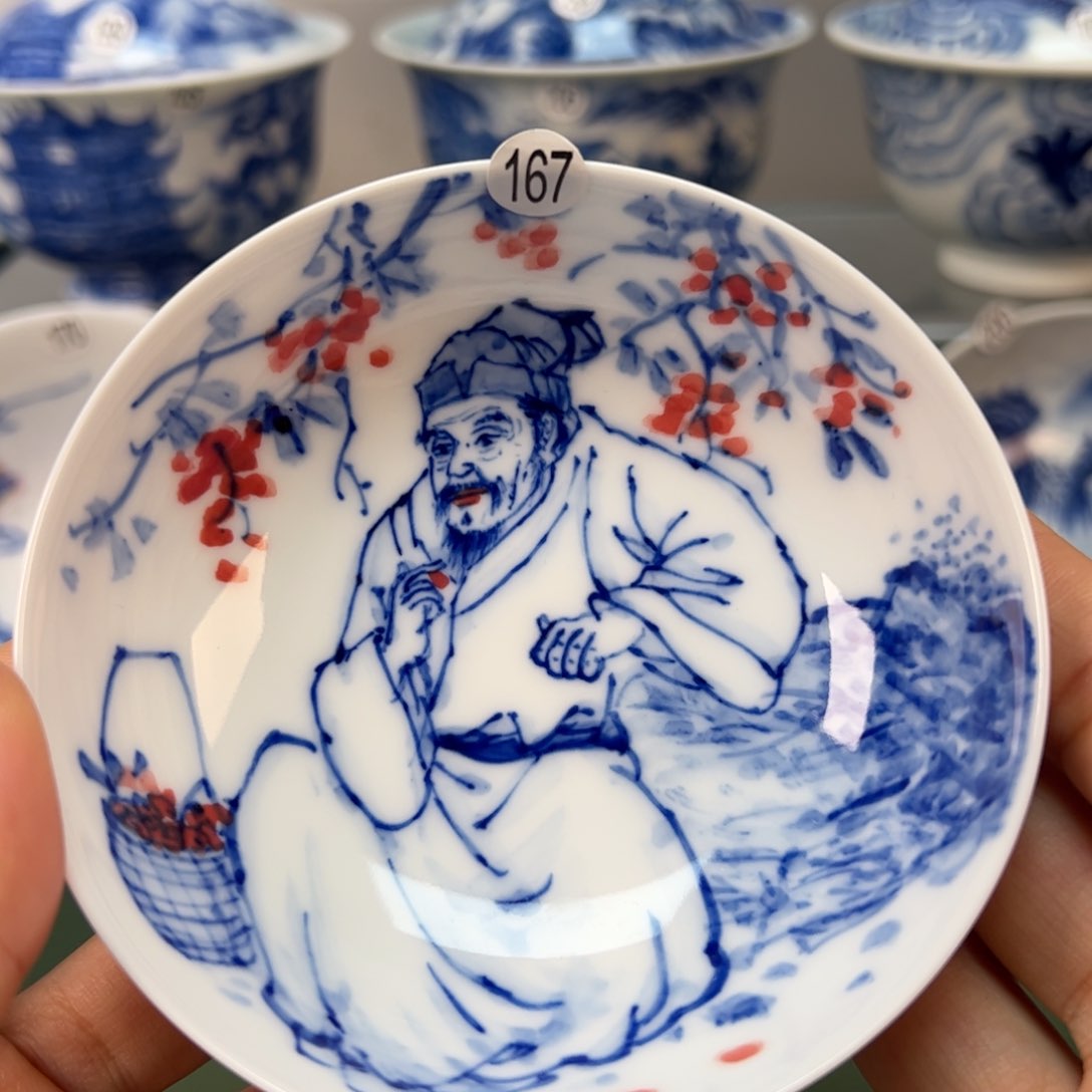 杯木木景德镇纯手绘茶具167