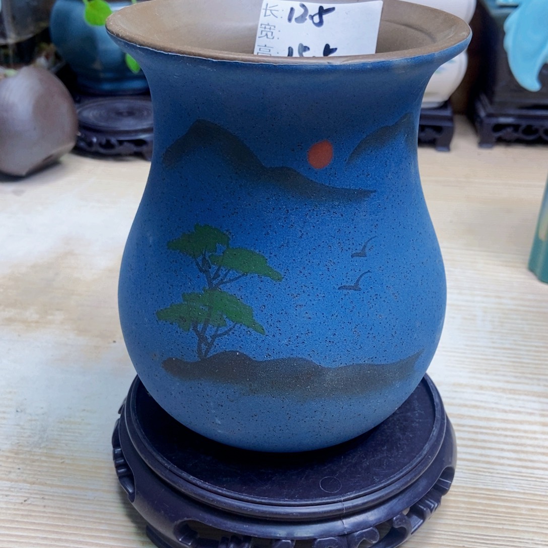 瓷片陶瓷花盆陶瓷艺术