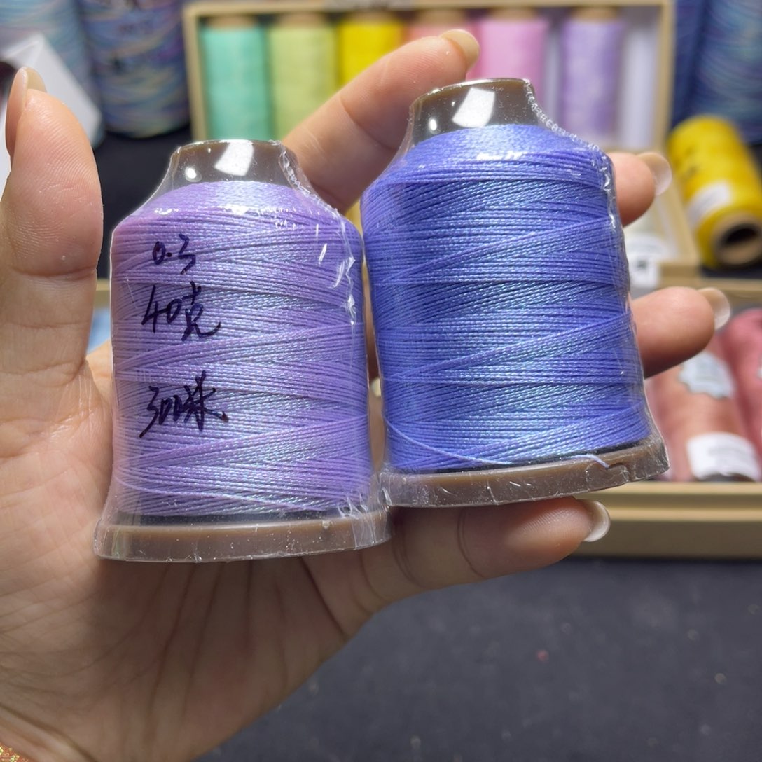 腈纶0.3炫彩蜡40克复活节紫 木槿紫