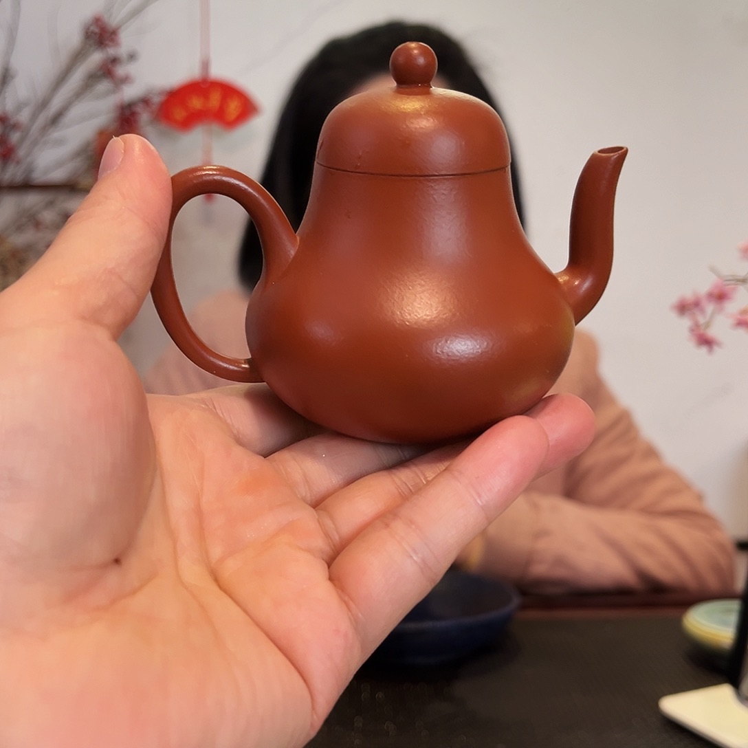 紫砂朱泥小品思婷壶
