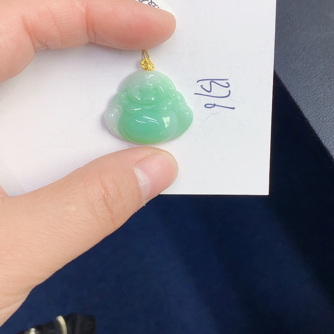 【闪购商品】翡翠颈饰18K金镶嵌000000000