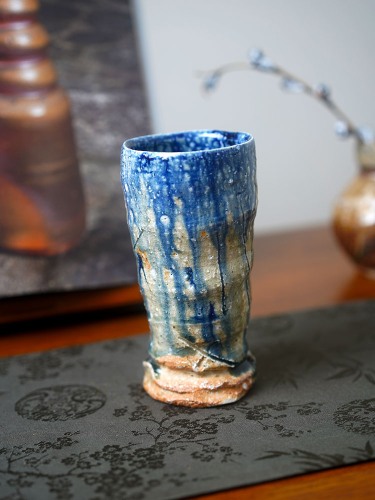 伊禾集物 日本伊贺烧手工匠人 福岛一纮 汤吞 水杯 茶杯 433#