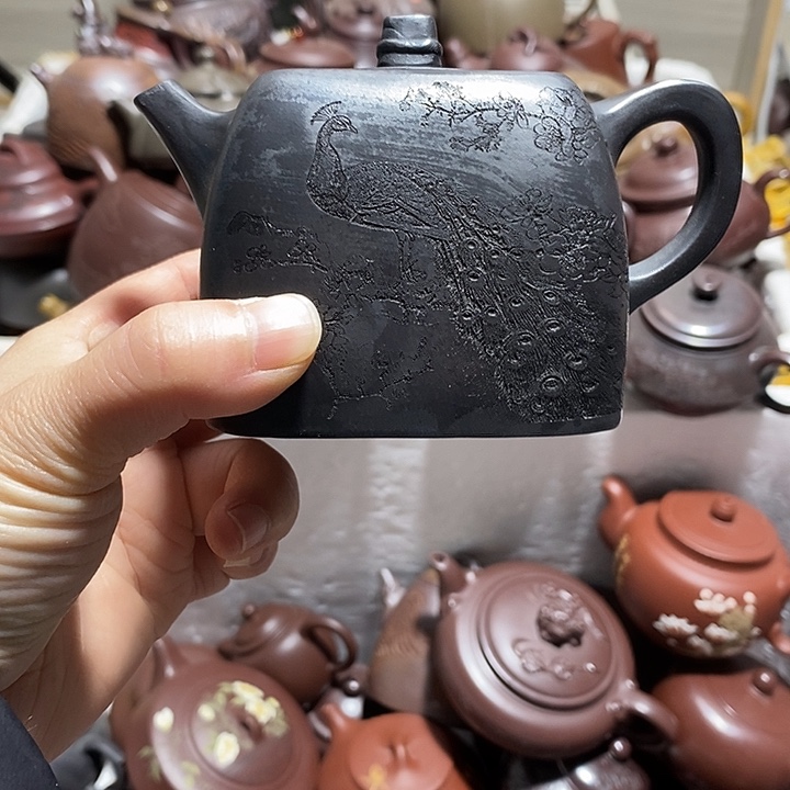 紫砂茶壶微瑕晃盖