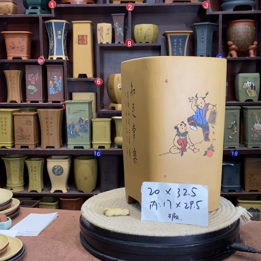 紫砂花盆紫砂花盆