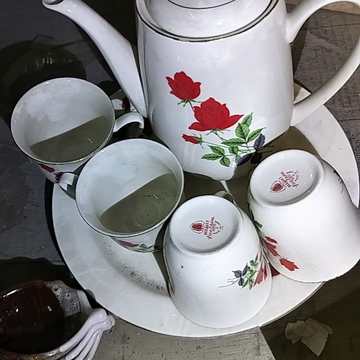 盘瓷片磁州窑五厂碗盘杯壶