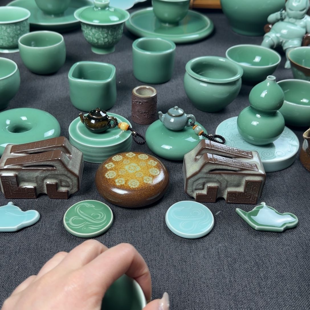 脚****品小叶玩泥巴手工茶器