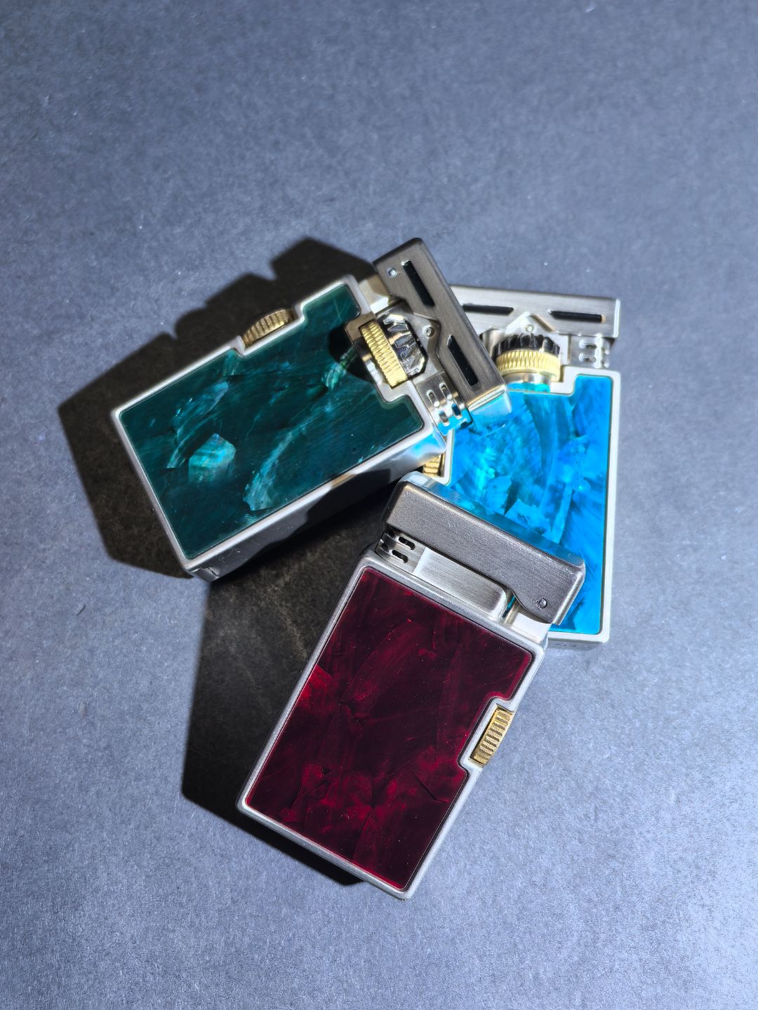 CHIEF/首领机械双齿轮联动密封内胆打火机创意高颜值适合男士