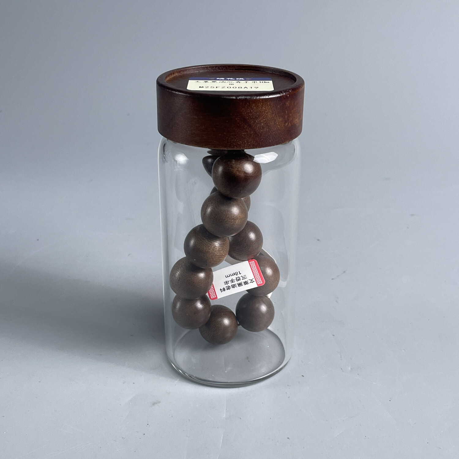 文莱黑油沉香手串18mm-M25FZ008A19