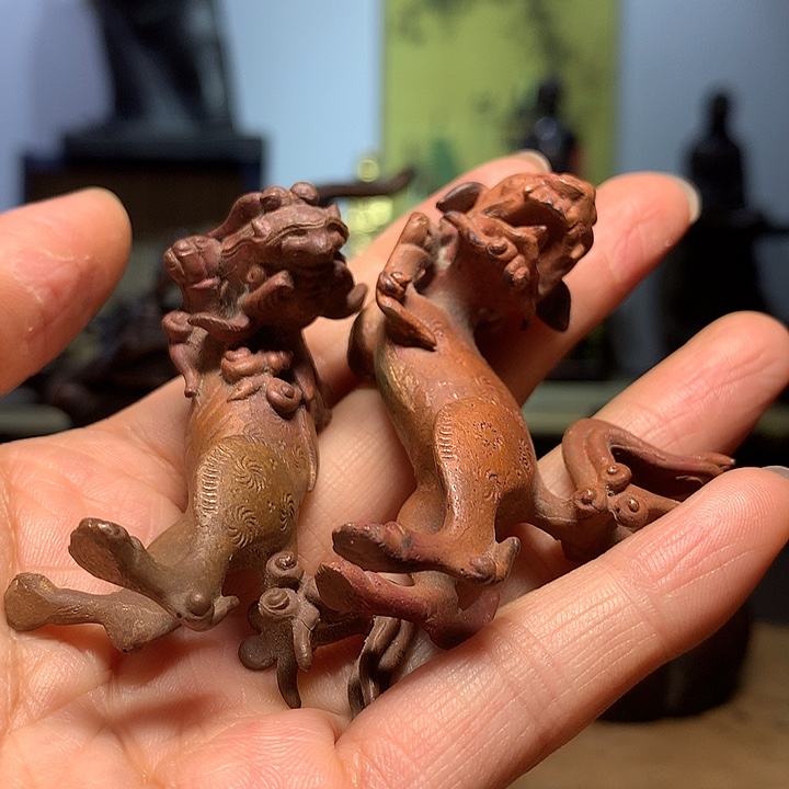 平***意铜茶宠 摆件 茶室