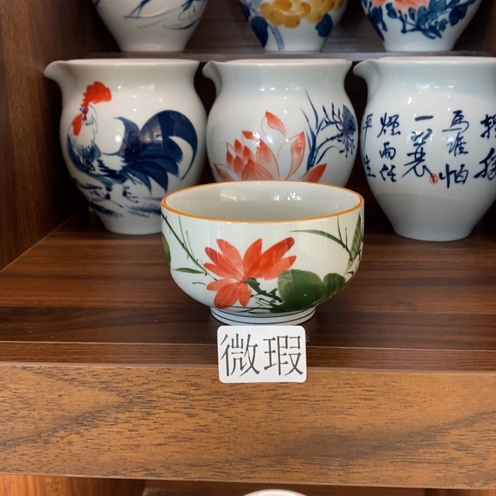 釉下老陶泥手工绘制