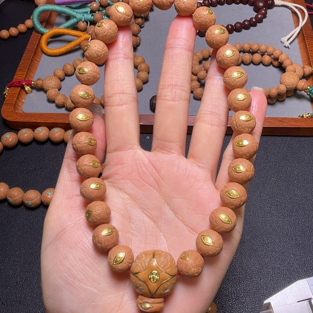 吊坠凤眼菩提12mm2025精品实心慈悲眼手持