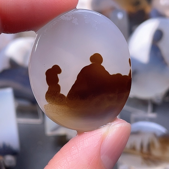 玛瑙/玉髓吊坠(不含链)未镶嵌