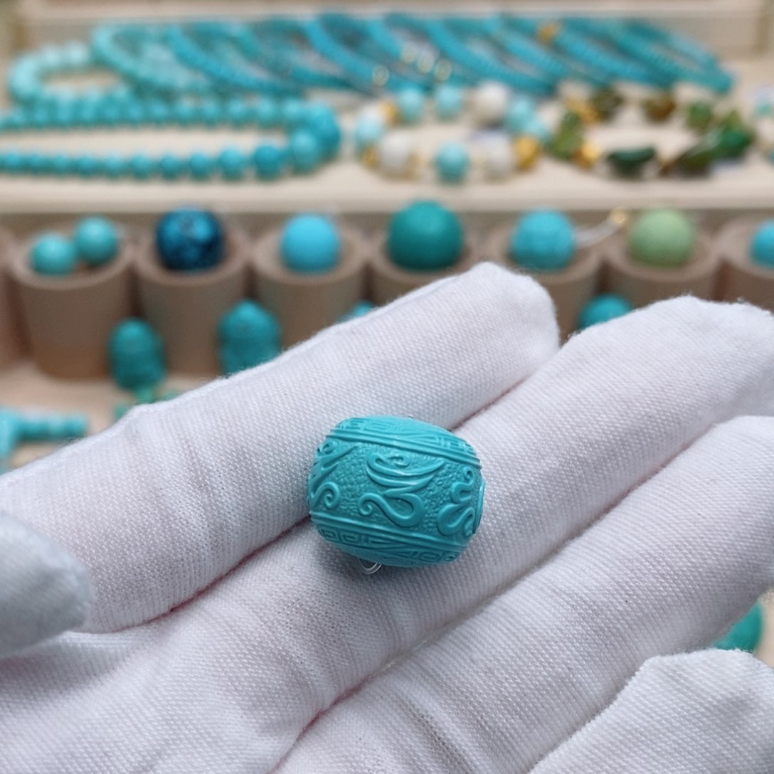 绿松石珠宝奇石未镶嵌