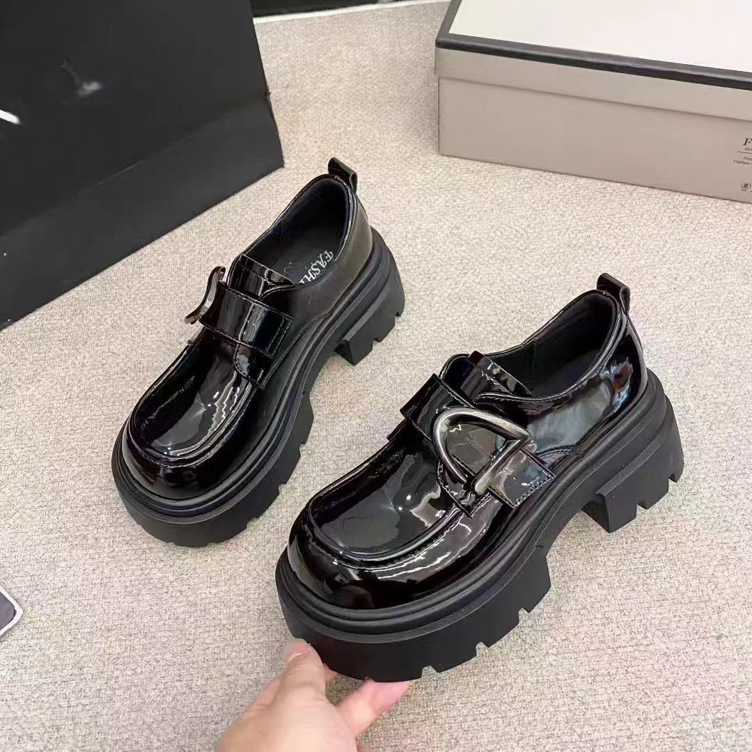 SHUSHU 年款厚底百搭乐福鞋