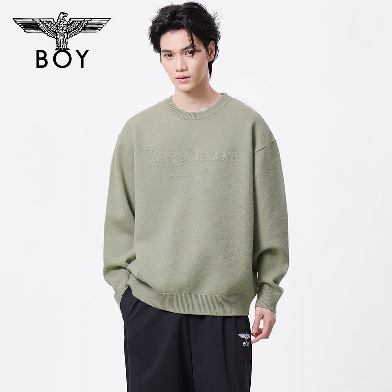 【苔原秘境】BOY LONDON中性款时尚潮流百搭通勤毛衫N60002