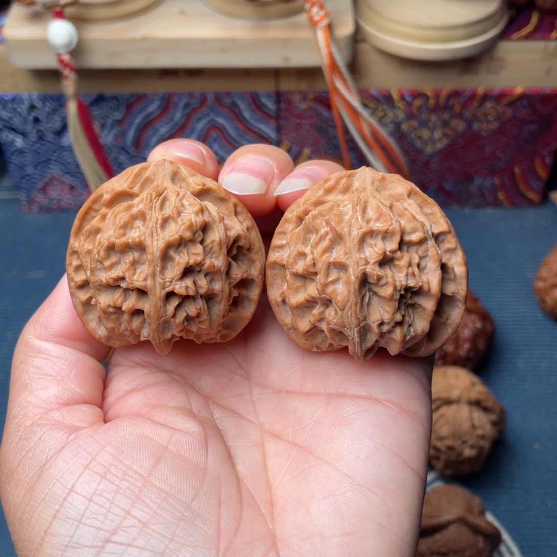 文玩核桃把件43+苹果园