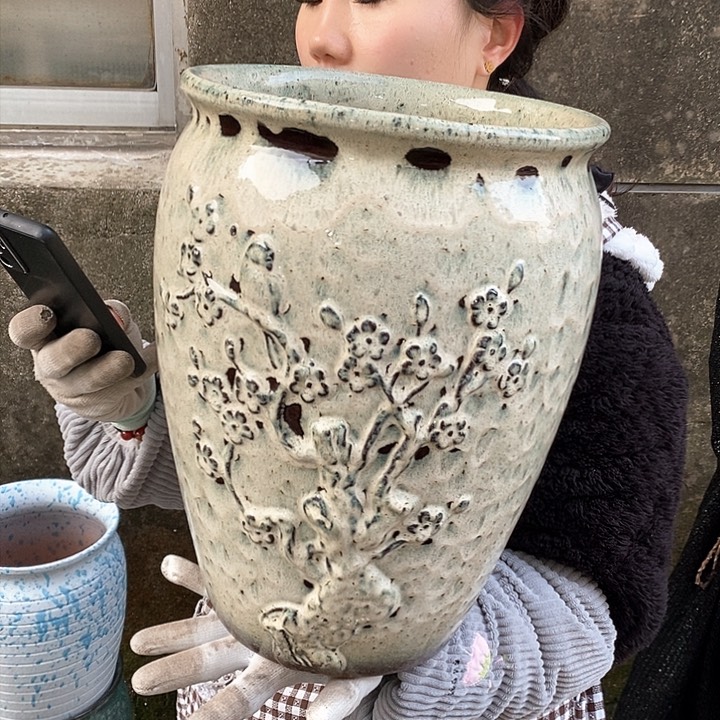 紫砂花盆正品口25高35