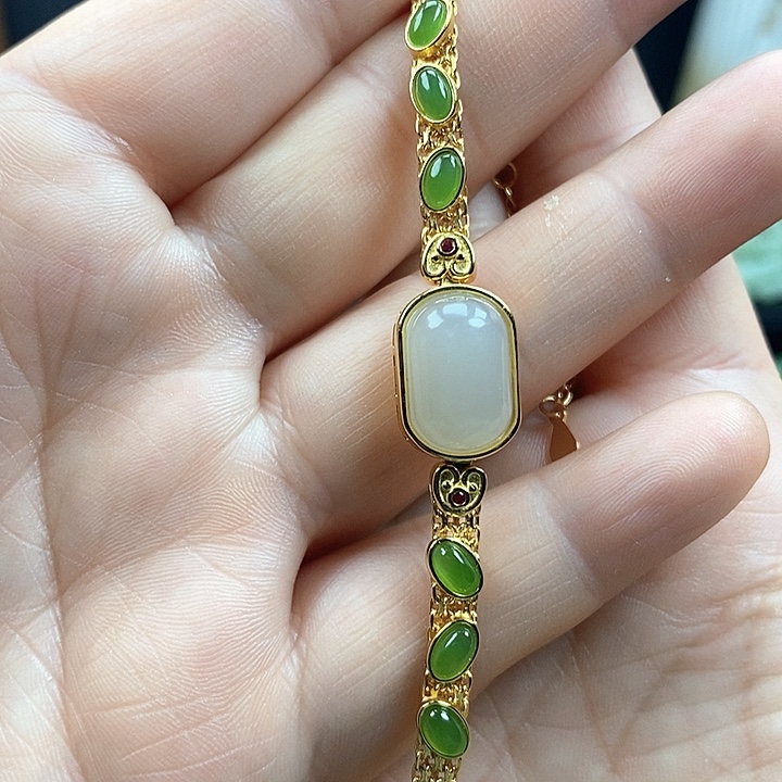 和田玉手链未镶嵌