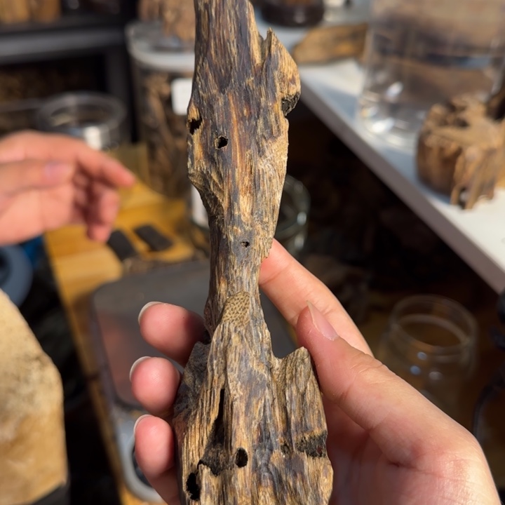 沉香碎屑沉香奇楠沉香37克