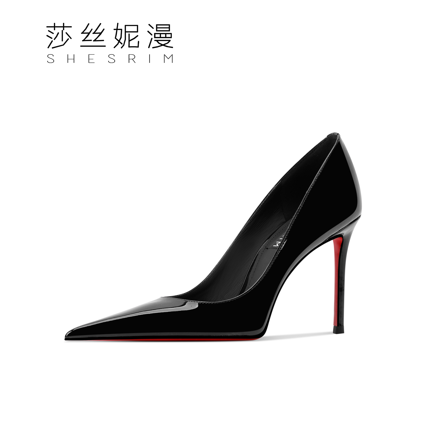05-露思同款【气质红底】尖头2025秋新款气质红底女鞋细跟漆皮浅口