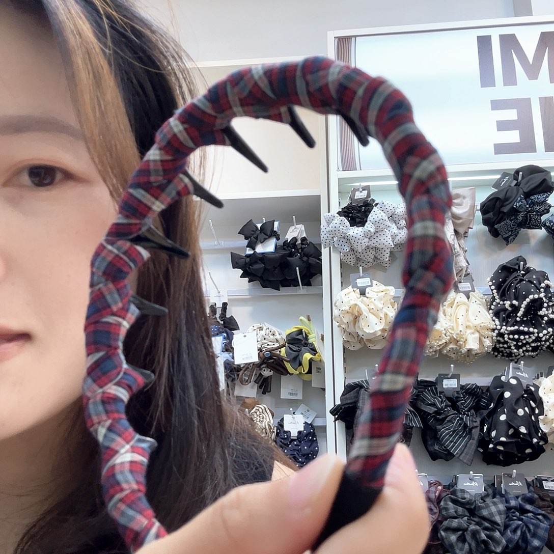 布艺铁合金发箍一个