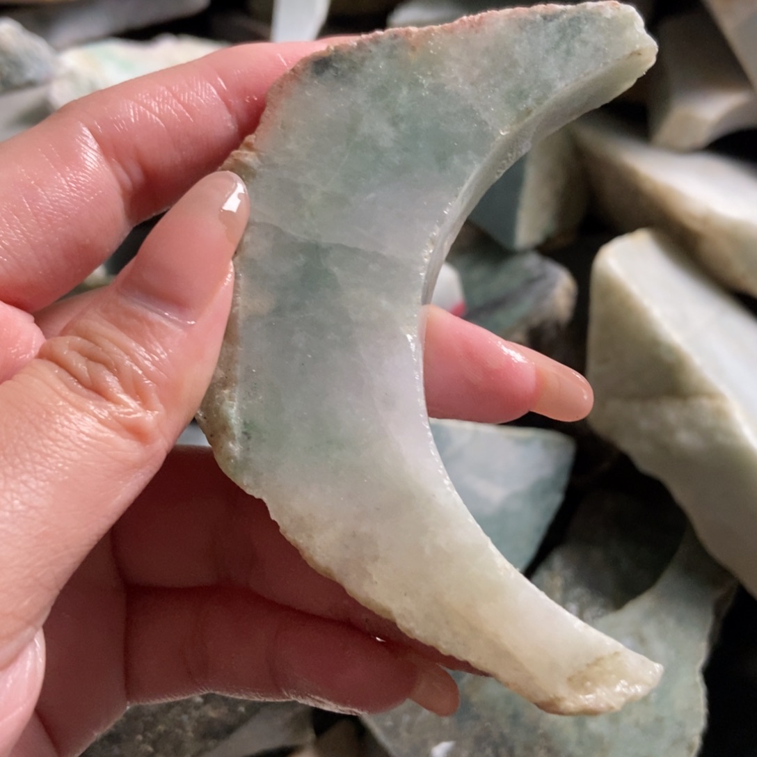 翡翠未镶嵌挂件天然翡翠