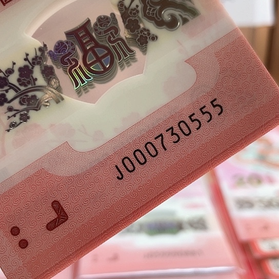 塑料小蛇钞000730555 小司令豹子号