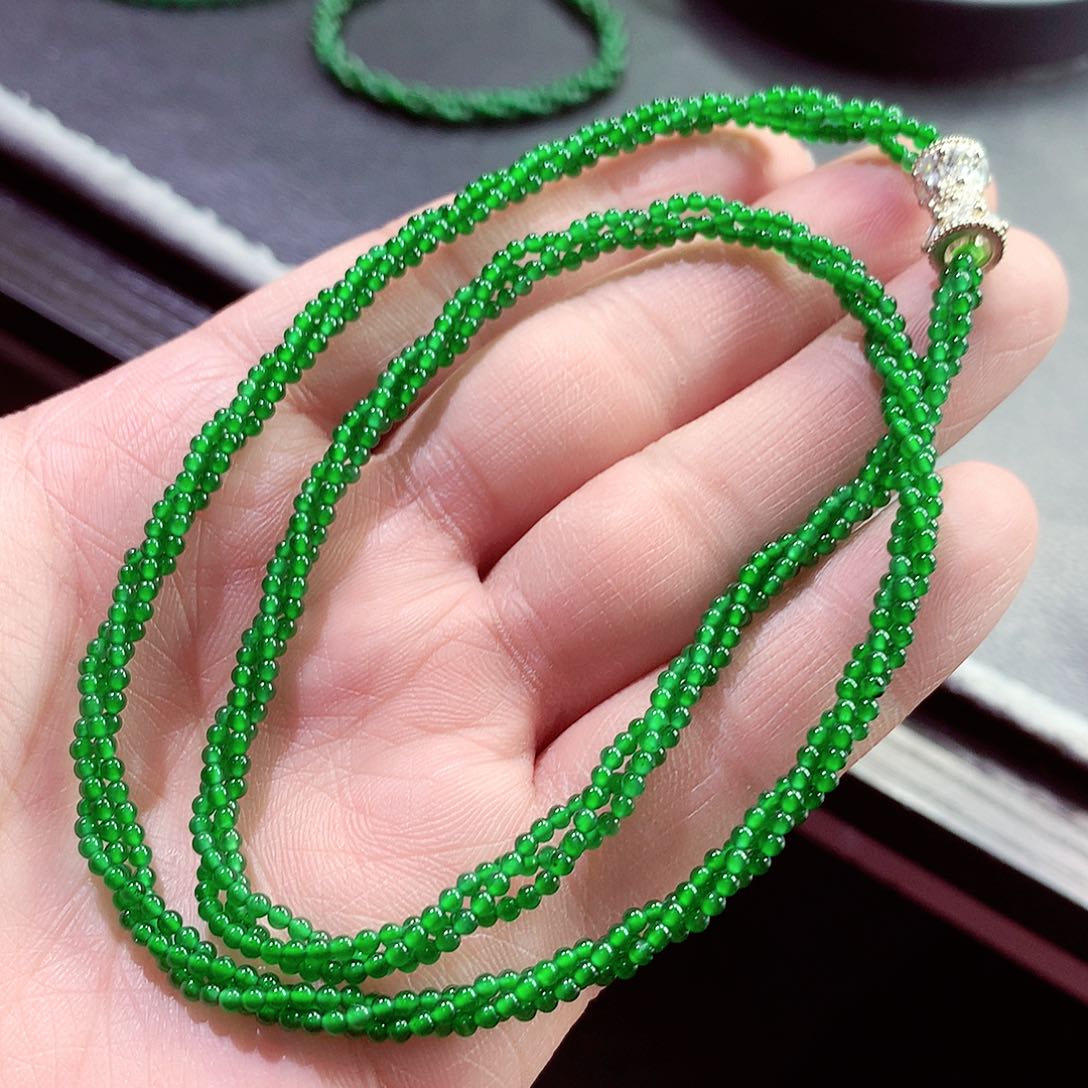 翡翠手链未镶嵌天然翡翠手链未镶嵌